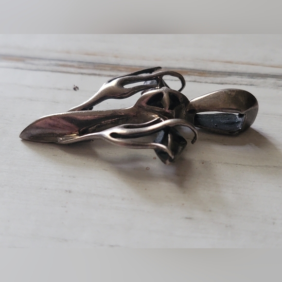 Heavy | 925 | Gothic Cross Pendant | EUC - Picture 7 of 9